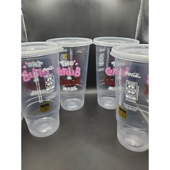 2023 McDonalds CARDI B & OFFSET Collectible Cup Size L With Cover Limited Editon - Picture 7 of 8